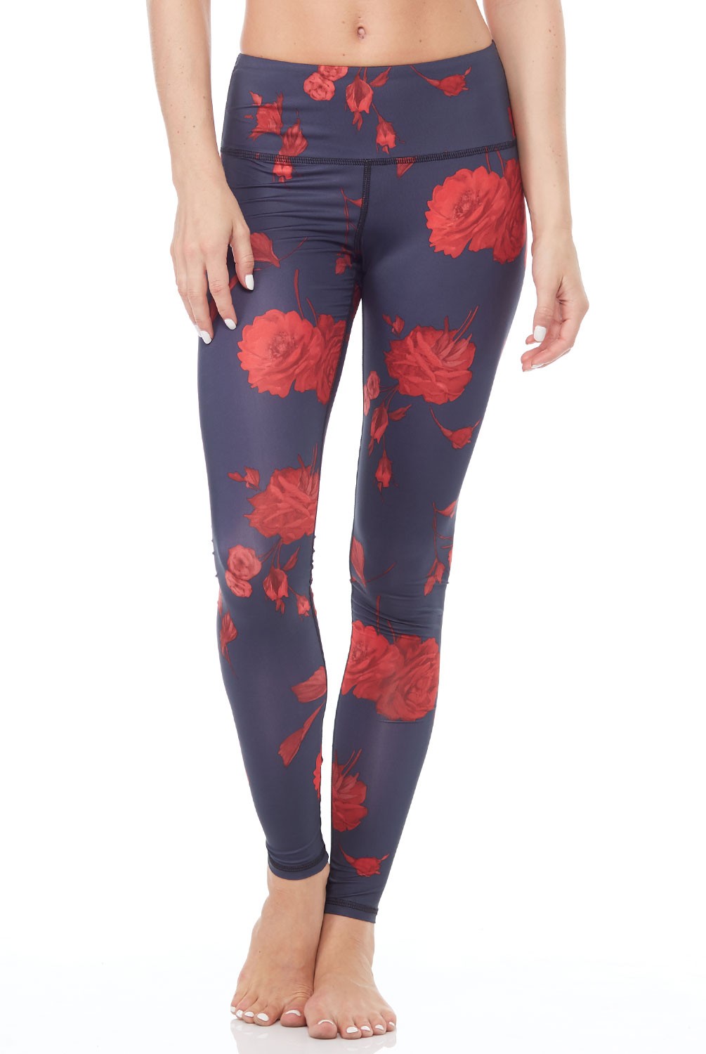 Miraflores Embroidered Legging - Stretchy Cotton Embroidered Legging
