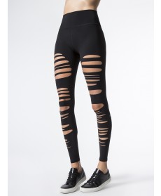 Carbon38 High-Waist Extreme Ripped Legging