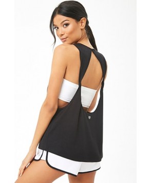 Forever 21  Active Back Cutout Muscle Tee